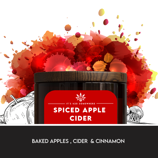 Spiced Apple Cider – 12oz Soy Candle with Hidden Bowl Piece