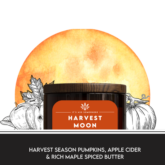 Harvest Moon – 12oz Soy Candle with Hidden Bowl Piece