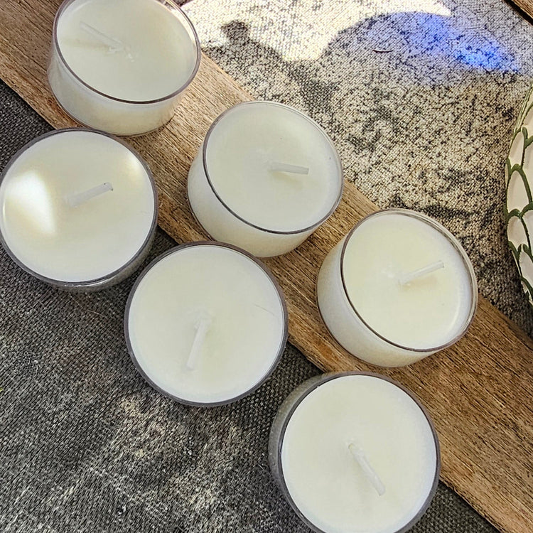 Natural Soy Scented Tealights (6-Pack)