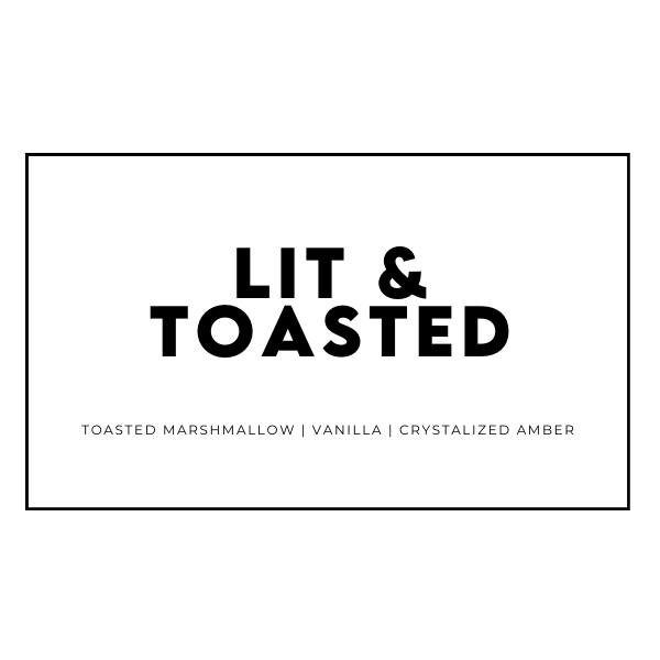 Lit & Toasted  | Luxury Soy Candle by HiDEA | Hand-Poured Soy Candle