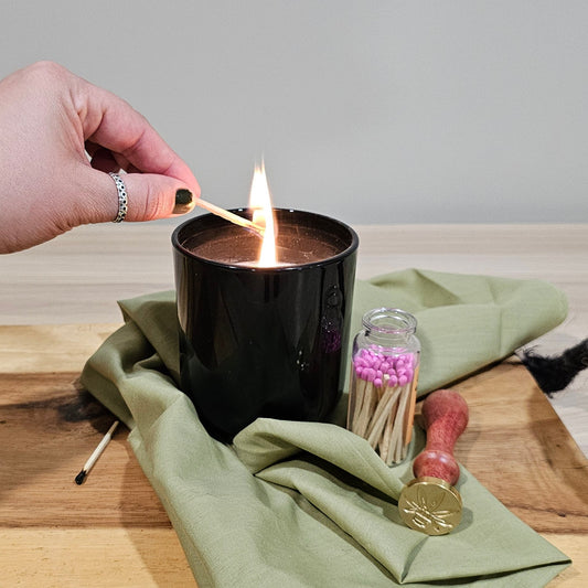 Mystery Crystal Smoke Wand 420 Smoking Accessory Soy Candle