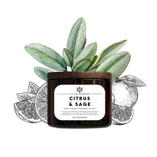 Citrus & Sage Luxurious Soy-Scented