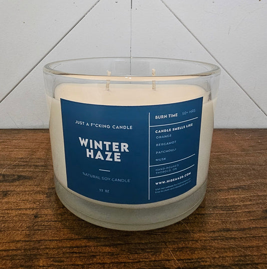 Winter Haze | Luxury Soy Candle by HiDEA | Hand-Poured Soy Candle