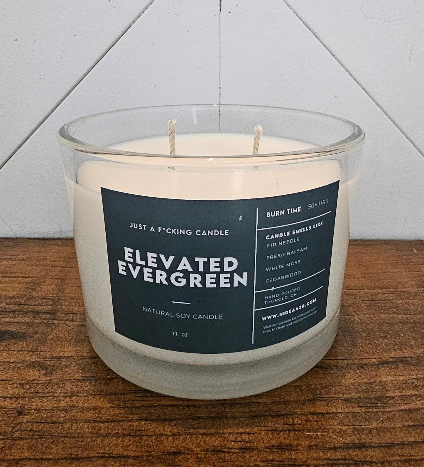 Elevated Eveergreen| Luxury Soy Candle by HiDEA | Hand-Poured Soy Candle